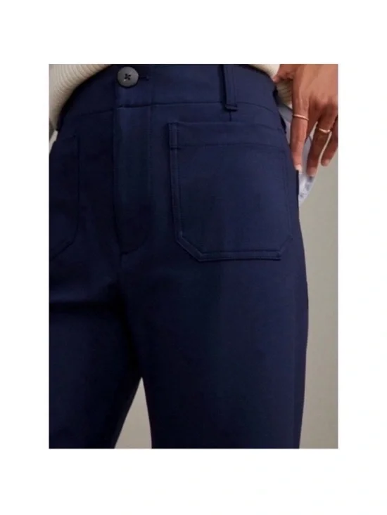 Maeve The Colette Ponte Crop Wide-Leg - Picture 4 of 7